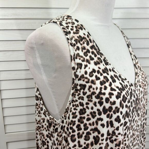 Torrid Soft Knits Tank Size 3 3X Leopard Print Light Flowy - Picture 5 of 14